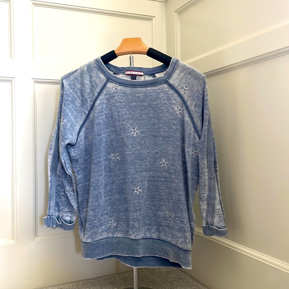 PJ Salvage Blue Sweater Pullover